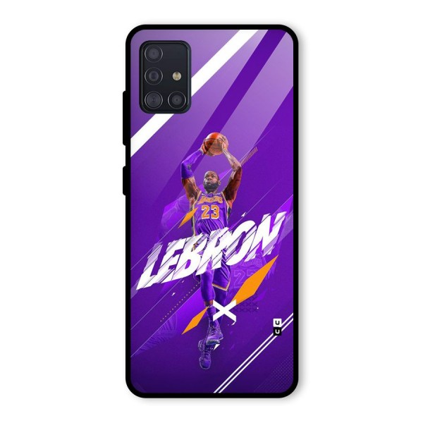 Basketball Star Glass Back Case for Galaxy A51