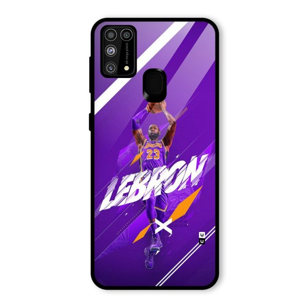 Basketball Star Glass Back Case for Galaxy F41