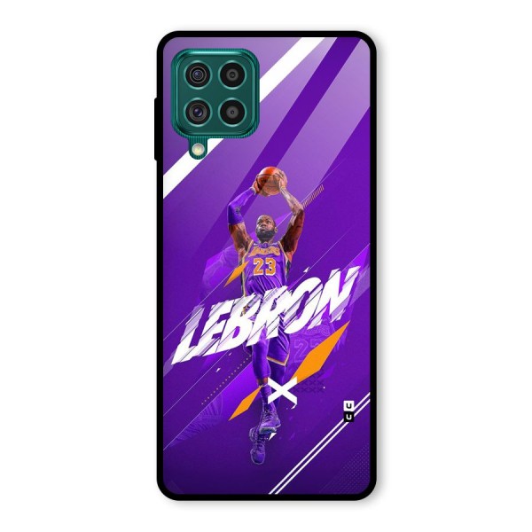 Basketball Star Glass Back Case for Galaxy F62