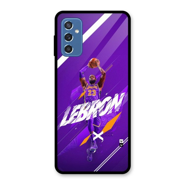 Basketball Star Glass Back Case for Galaxy M52 5G