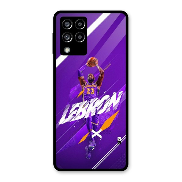 Basketball Star Glass Back Case for Galaxy M53 5G