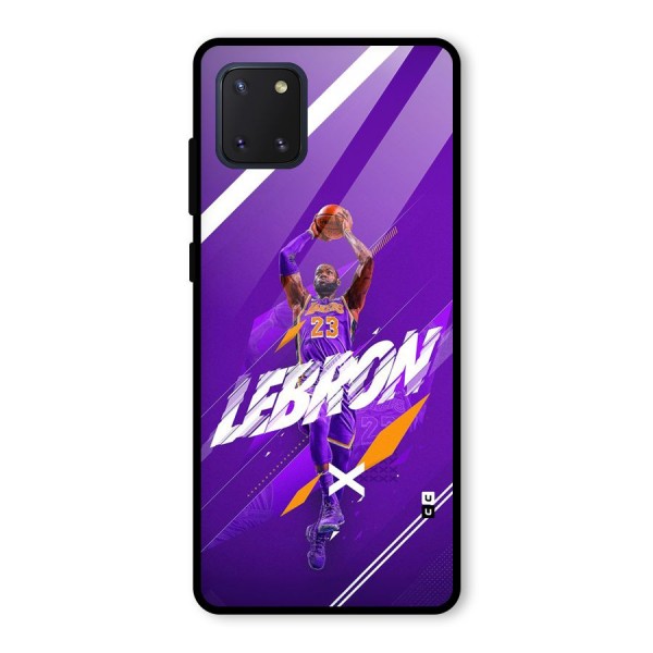 Basketball Star Glass Back Case for Galaxy Note 10 Lite