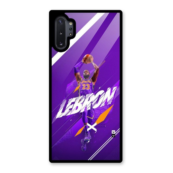 Basketball Star Glass Back Case for Galaxy Note 10 Plus