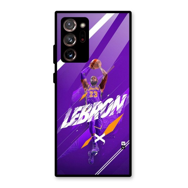 Basketball Star Glass Back Case for Galaxy Note 20 Ultra 5G