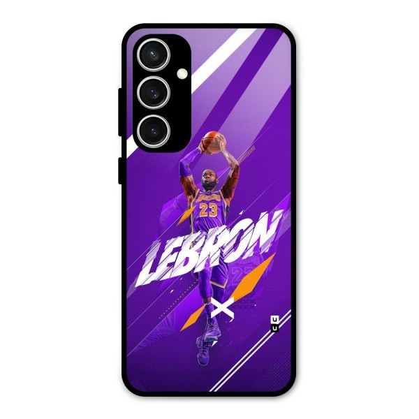 Basketball Star Glass Back Case for Galaxy S23 FE