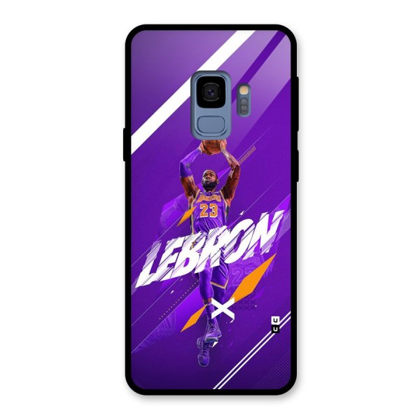 Basketball Star Glass Back Case for Galaxy S9