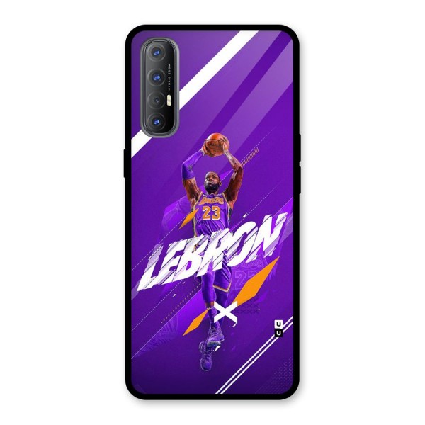 Basketball Star Glass Back Case for Oppo Reno3 Pro