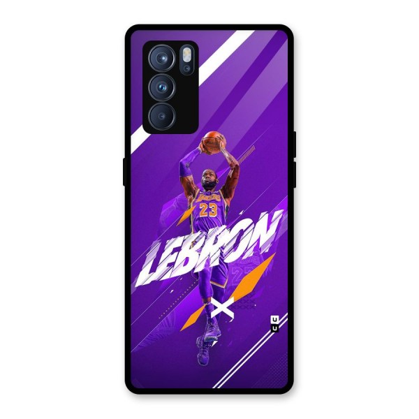 Basketball Star Glass Back Case for Oppo Reno6 Pro 5G