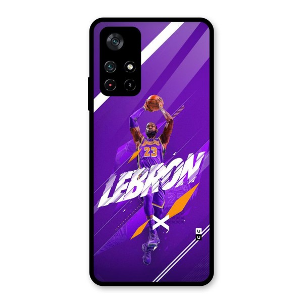 Basketball Star Glass Back Case for Poco M4 Pro 5G