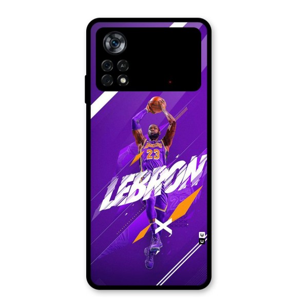 Basketball Star Glass Back Case for Poco X4 Pro 5G