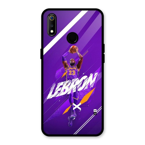 Basketball Star Glass Back Case for Realme 3