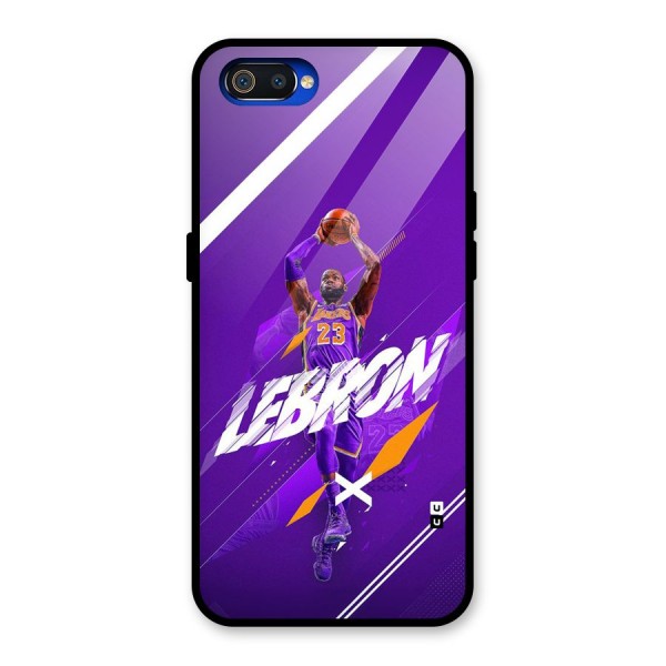 Basketball Star Glass Back Case for Realme C2