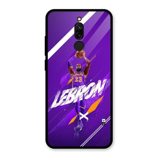 Basketball Star Glass Back Case for Redmi 8