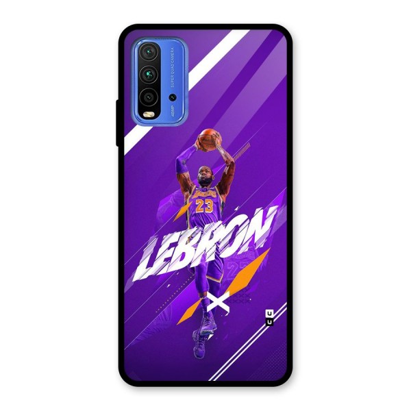 Basketball Star Glass Back Case for Redmi 9 Power