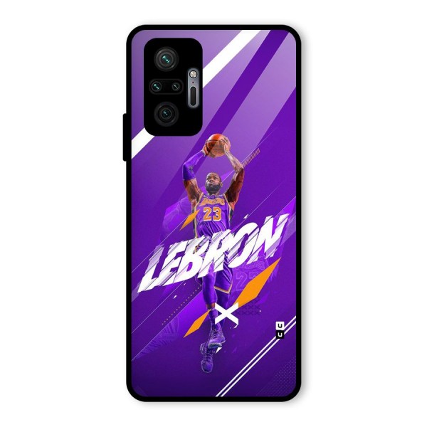Basketball Star Glass Back Case for Redmi Note 10 Pro