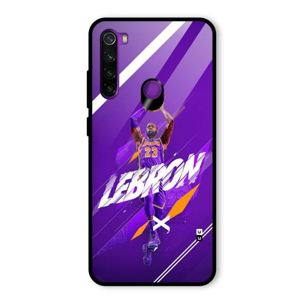 Basketball Star Glass Back Case for Redmi Note 8