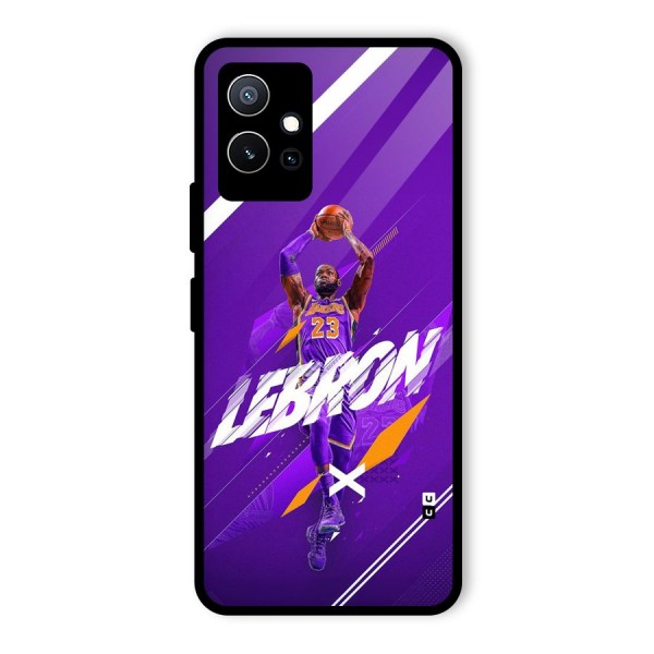 Basketball Star Glass Back Case for Vivo T1 5G