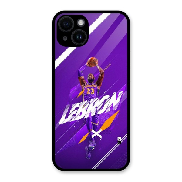 Basketball Star Glass Back Case for iPhone 14