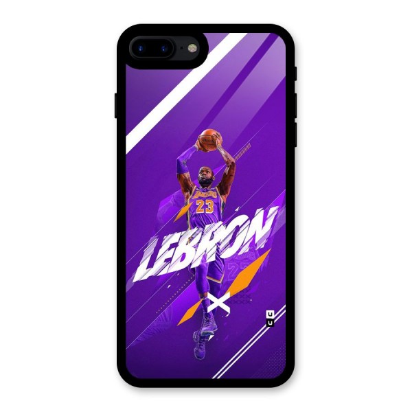 Basketball Star Glass Back Case for iPhone 8 Plus