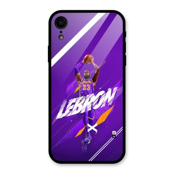 Basketball Star Glass Back Case for iPhone XR