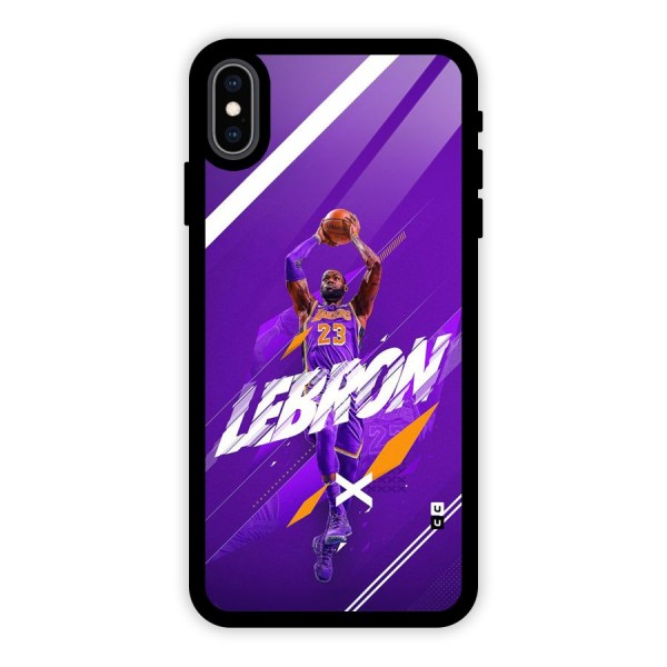 Basketball Star Glass Back Case for iPhone XS Max
