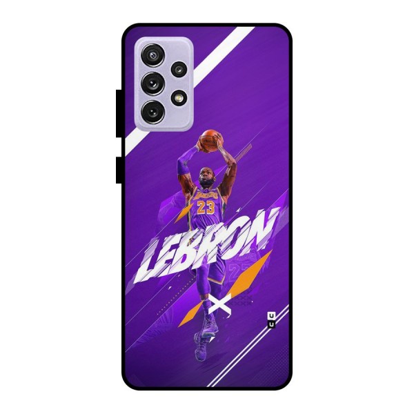 Basketball Star Metal Back Case for Galaxy A72