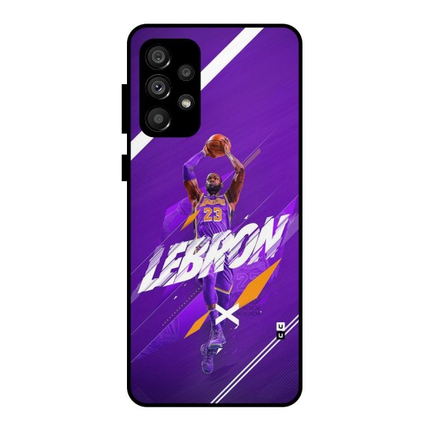 Basketball Star Metal Back Case for Galaxy A73 5G