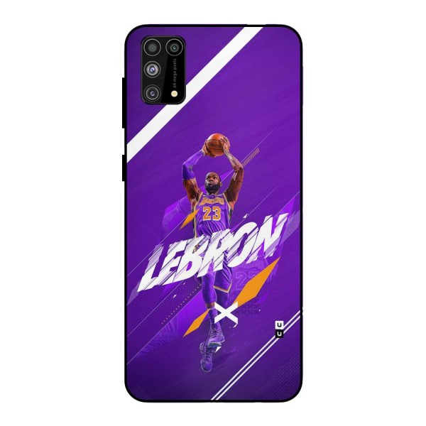 Basketball Star Metal Back Case for Galaxy F41