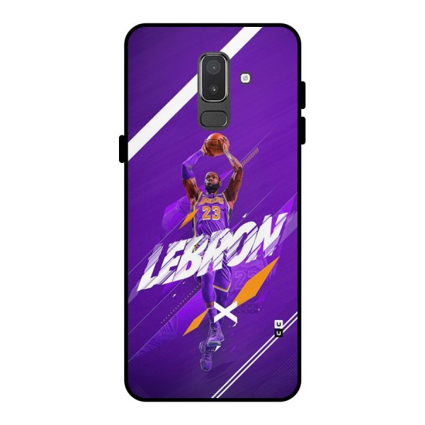 Basketball Star Metal Back Case for Galaxy On8 (2018)