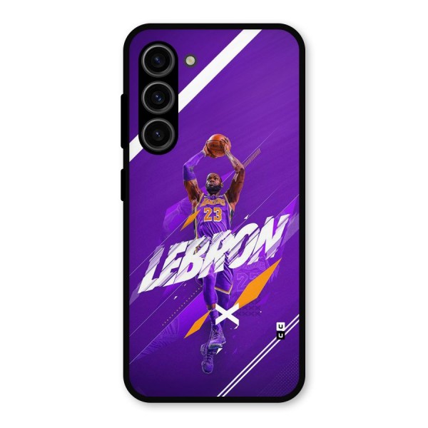 Basketball Star Metal Back Case for Galaxy S23