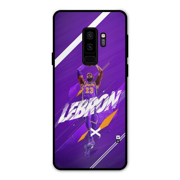 Basketball Star Metal Back Case for Galaxy S9 Plus