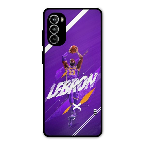 Basketball Star Metal Back Case for Moto G52