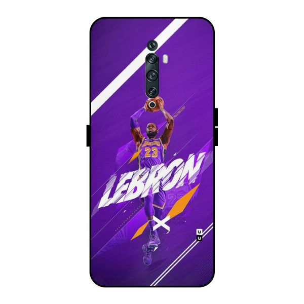 Basketball Star Metal Back Case for Oppo Reno2 F