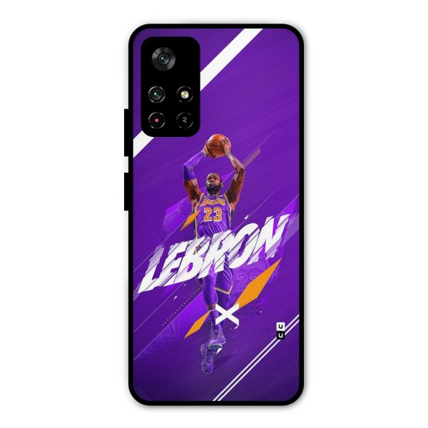 Basketball Star Metal Back Case for Poco M4 Pro 5G