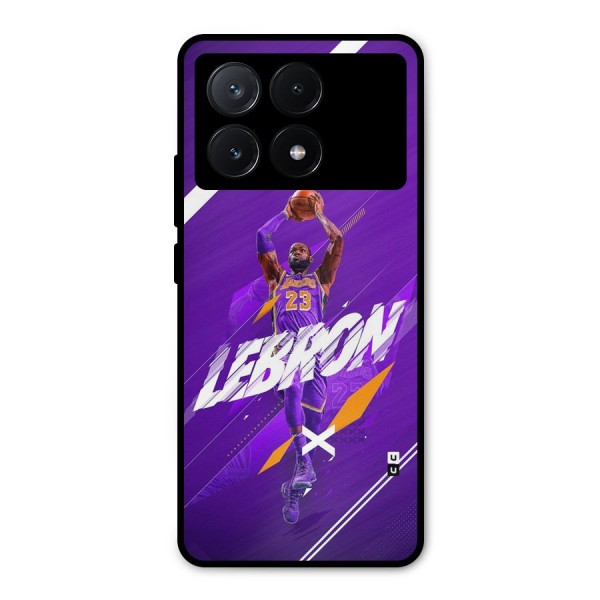 Basketball Star Metal Back Case for Poco X6 Pro