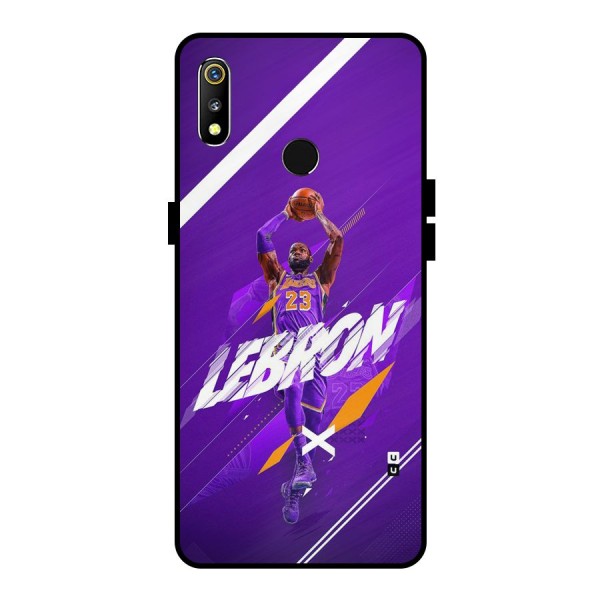 Basketball Star Metal Back Case for Realme 3