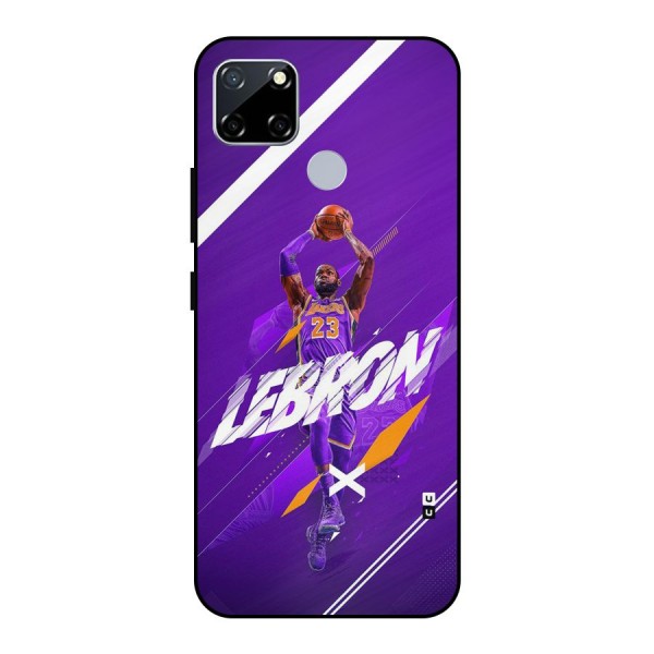 Basketball Star Metal Back Case for Realme Narzo 30A