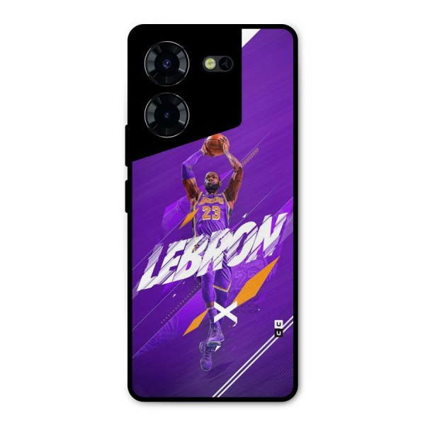 Basketball Star Metal Back Case for Tecno Pova 5 Pro 5G