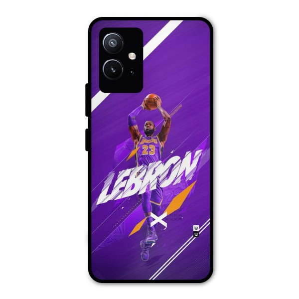 Basketball Star Metal Back Case for Vivo T1 5G