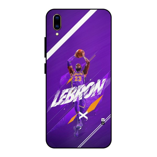 Basketball Star Metal Back Case for Vivo V11 Pro