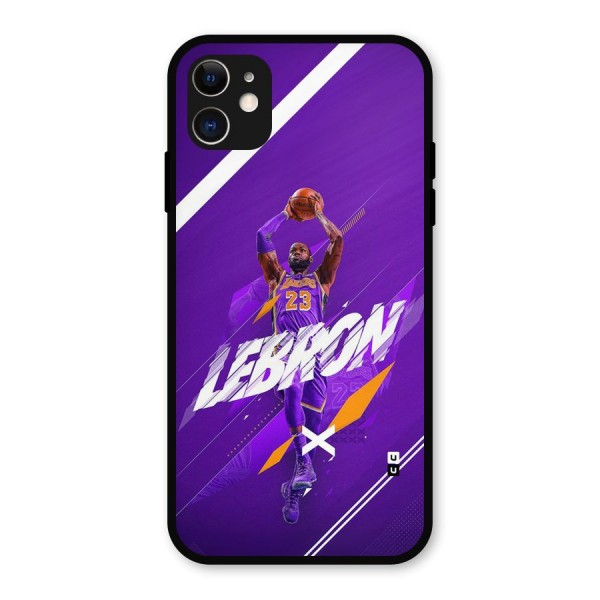 Basketball Star Metal Back Case for iPhone 11