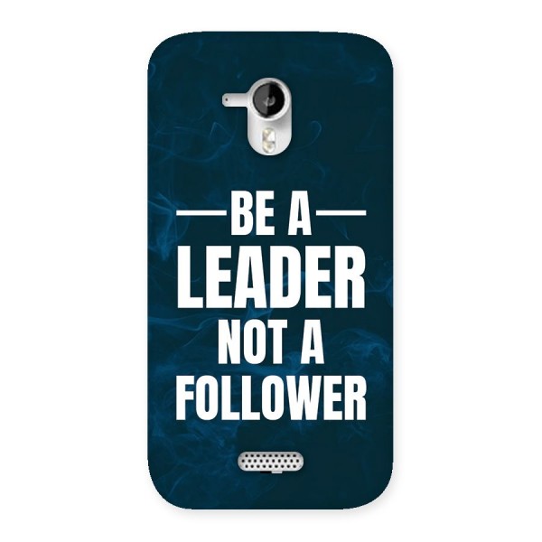 Be A Leader Back Case for Canvas HD A116