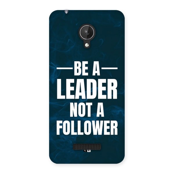 Be A Leader Back Case for Canvas Spark Q380