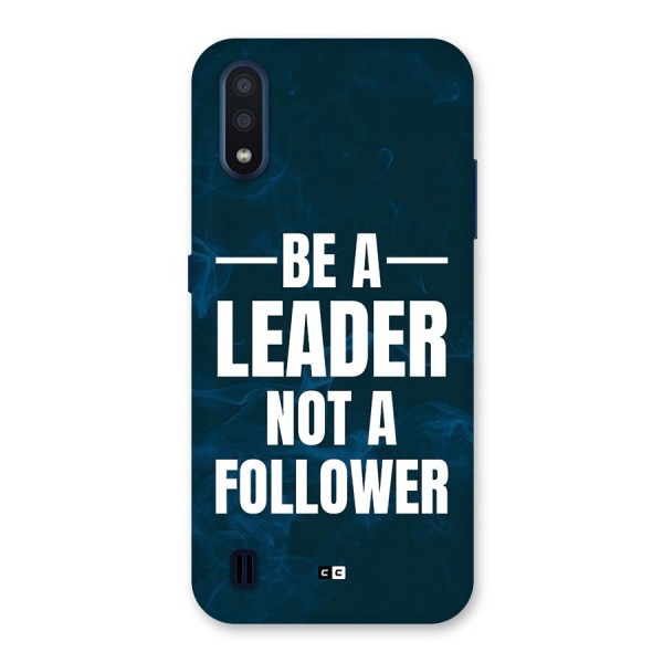 Be A Leader Back Case for Galaxy M01