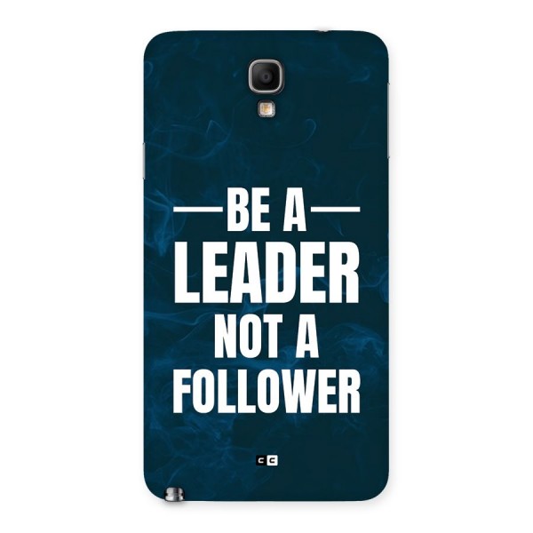 Be A Leader Back Case for Galaxy Note 3 Neo