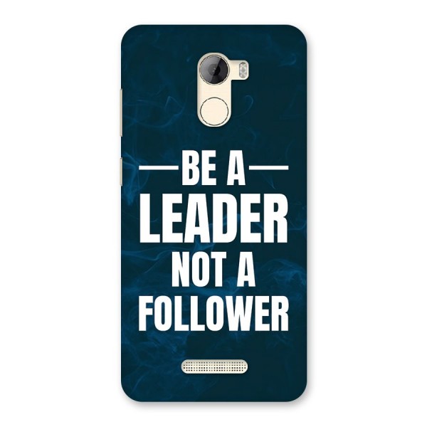 Be A Leader Back Case for Gionee A1 LIte