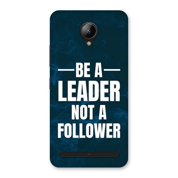 Be A Leader Back Case for Lenovo C2