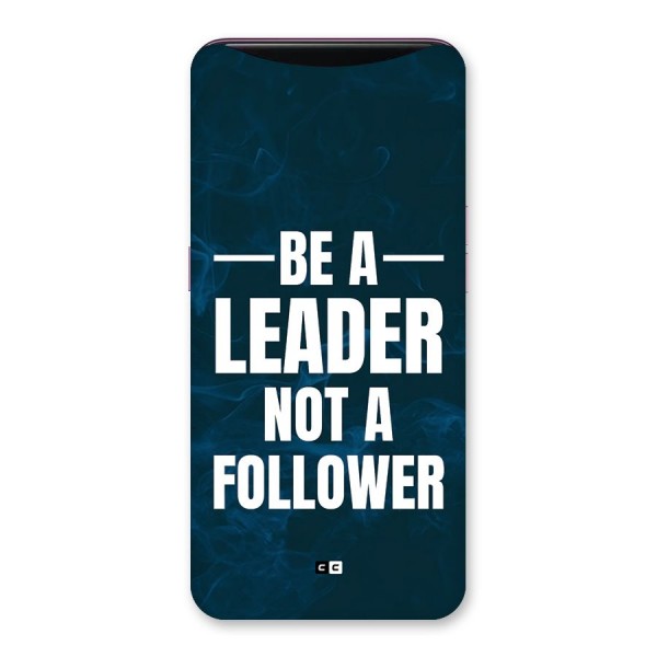 Be A Leader Back Case for Oppo Find X