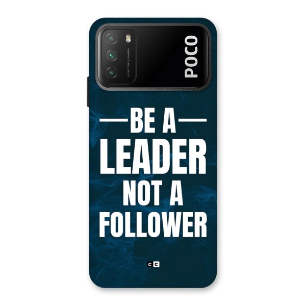 Be A Leader Back Case for Poco M3