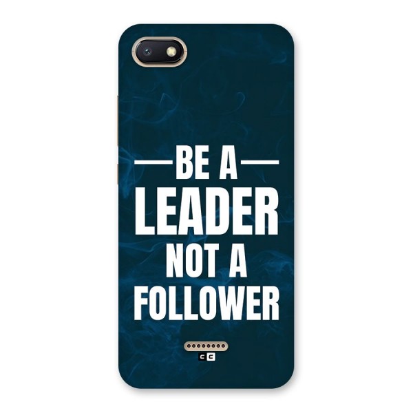 Be A Leader Back Case for Redmi 6A